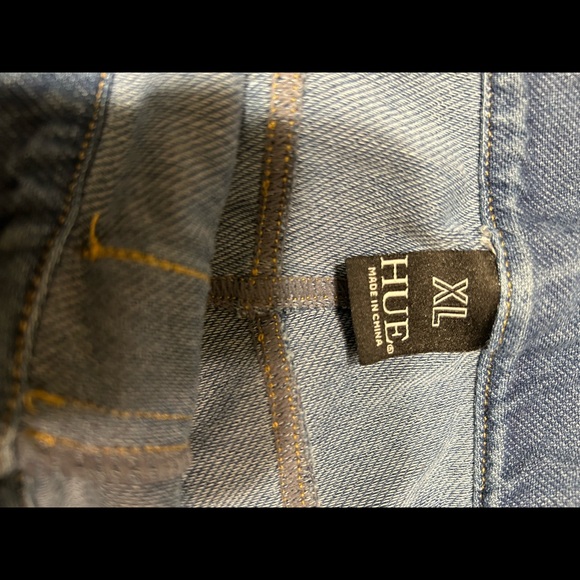 Hue pull on blue jeans soft and stretch size xl - Picture 6 of 6